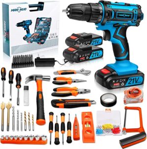 Cordless Drill Power Set, 21V Cordless Drill Set with 3000mAh Battery