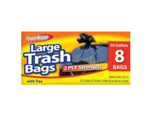 LARGE TRASH BAG 30GAL 2PLY