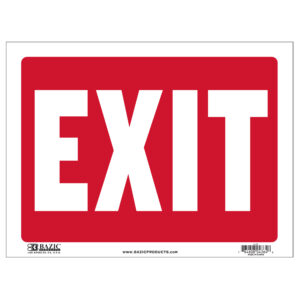 EXIT SIGN