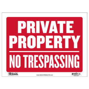PRIVATE PROPERTY