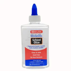 Clear Washable School Glue 5 FL OZ (147 mL)