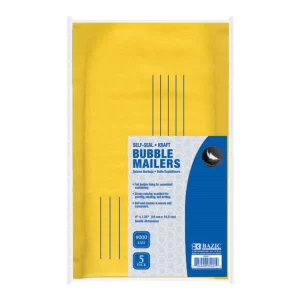 Self-Seal Bubble Mailers / Envelopes (#000) 4" X 7.25" (5/Pack)