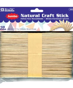 Jumbo Natural Craft Stick (50/Pack)
