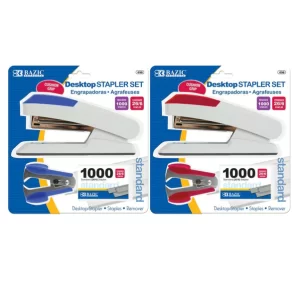 Desktop Stapler Set Comfort Grip
