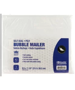 3PK BUBBLE ENVELOPE