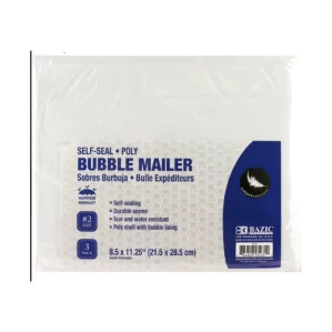 3PK BUBBLE ENVELOPE