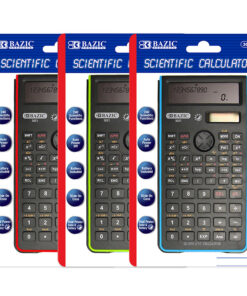 240 Function Fancy color Scientific Calculator w/ Slide-On Case