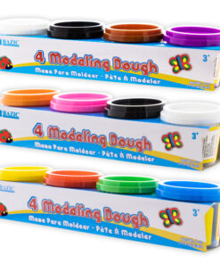 4 oz Primary Color Modeling Dough (4/Pack)