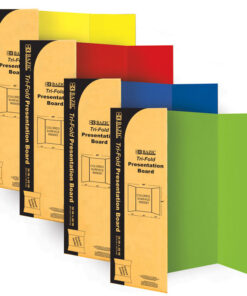 36" X 48" Assorted Color Tri-Fold Corrugated Presentation Board
