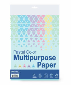 25 Ct. Pastel Color Multipurpose Paper