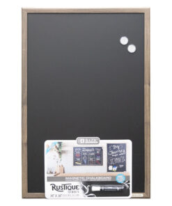 20" x 30" RUSTIQUE Wood Frame Magnetic Chalkboard w/ Chalk Marker & Magnets
