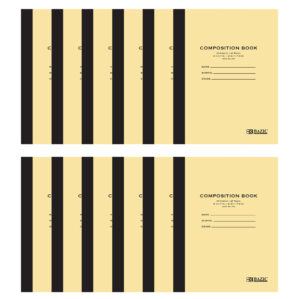 Composition Book Wide Ruled(40 sheets) 8.5 x 7 in