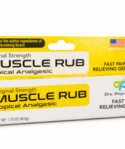 MUSCLE RUB CREAM Drs. Pharmacy 1.75oz
