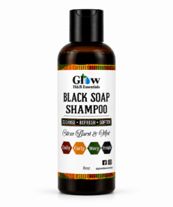 African Black Soap Shampoo (8oz)