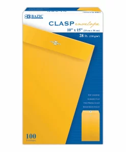 10"  X 15" Clasp Envelope (100/Box)