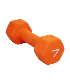 7 lb Neoprene Dumbbell-ORANGE