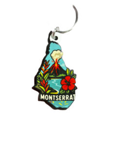 SOUVENIR VOLCANO ERUPTING KEYRING