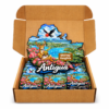 Antigua Shaped FRIDGE MAGNET Shirley Heights Souvenir 45pcs