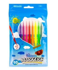 10 Colors Fine Line Washable Markers