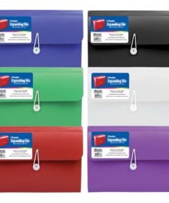 7-Pocket A4/Letter Size Poly Expanding File