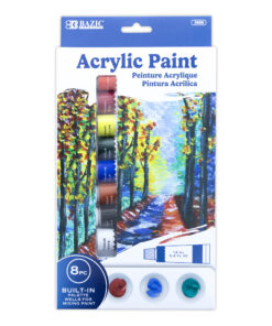 0.4 FL OZ (12 mL) 8 Colors Acrylic Paint