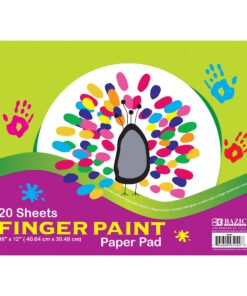 20 Ct. 16" X 12" Finger Paint Paper Pad