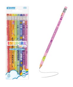 Inspire Motivational Pencil w/ Eraser (8/pack)